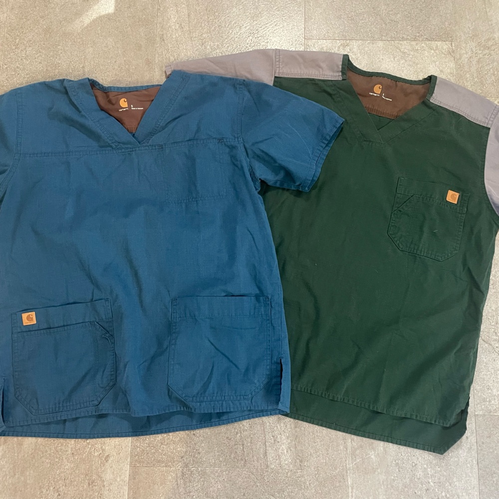 Mens carhartt scrub tops